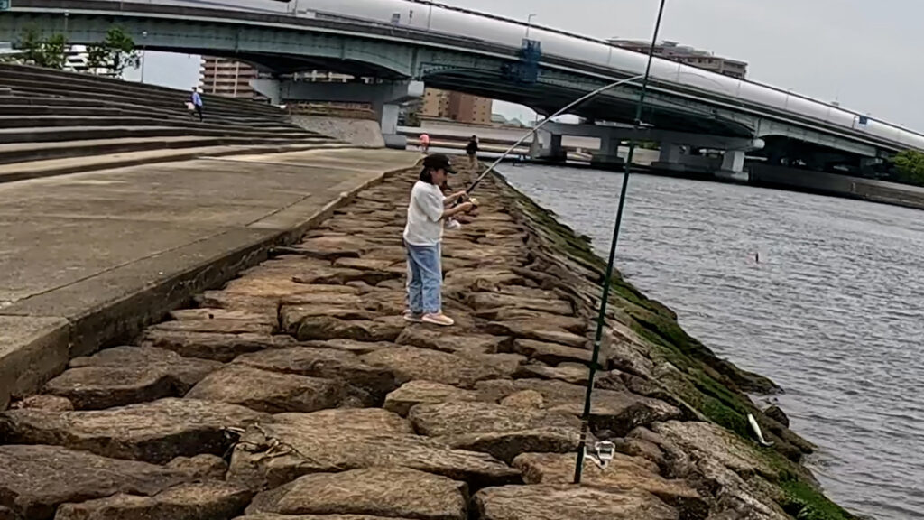 西宮浜総合公園　巻き上げる